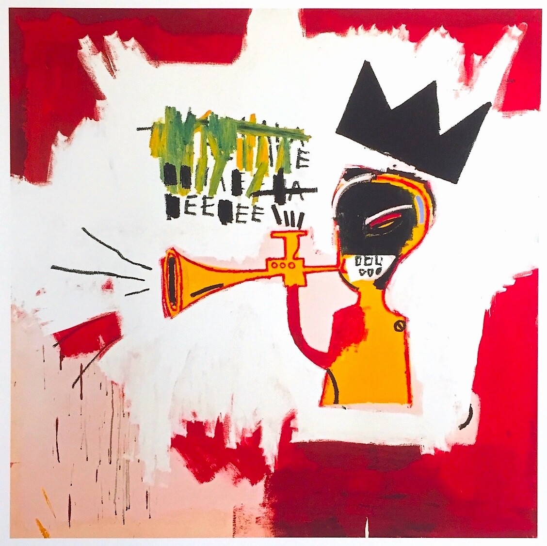 JEAN MICHEL BASQUIAT FINE ART LITHOGRAPH POP ART PRINT 