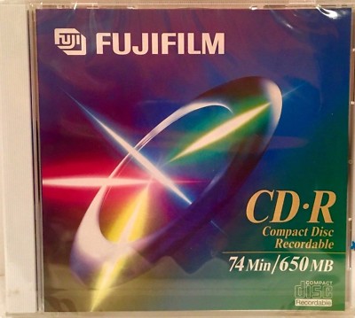 Fujifilm CD-R 74Min 650MB Factory 2 CD-R Compact Disc Recordable 