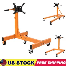 Engine Stand 1300/1500/2000lb Folding Motor Hoist Dolly Mover Auto Repair Jack