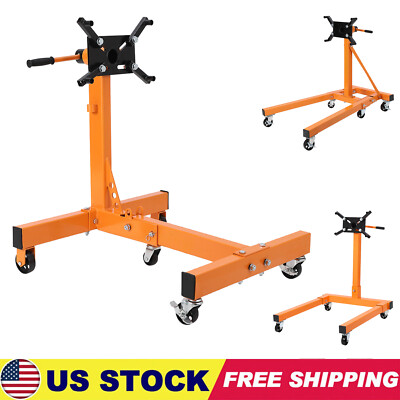 Engine Stand 1300/1500/2000lb Folding Motor Hoist Dolly Mover Auto ...