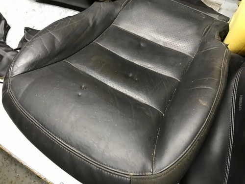 2011 Corvette C6 RH Passenger Upper Lower Seat Skin Cover W/ Foam - Foto 4 di 16