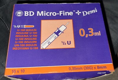 BD Micro-fine Demi 0,3mmx8mm