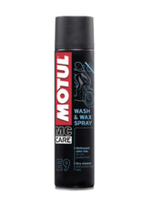 Motul E9 WHASH & WAX Silikon Polierspray Trockenw&auml;sche f&uuml;r Oberfl&auml;chen