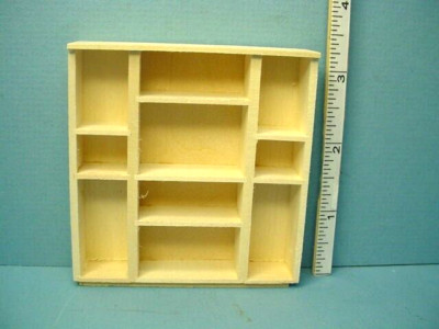 Miniature Entertainment Center #H1800 Handcrafted 1/2'' (1:24) M & M Specialties