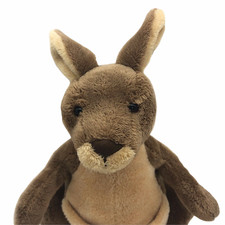 Brown Kangaroo Plush No Joey Australian Wildlife Zoo Jirra Gund Stuffed Animal
