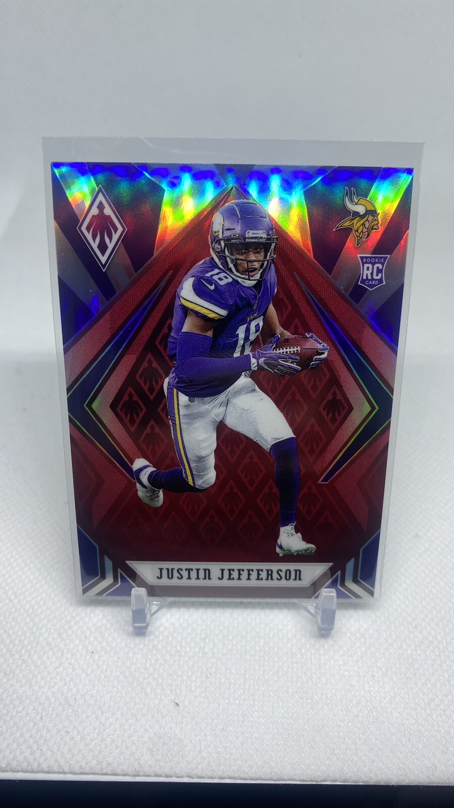 2020 Phoenix Justin Jefferson Rookie Red Parallel /299 #111 MN Vikings