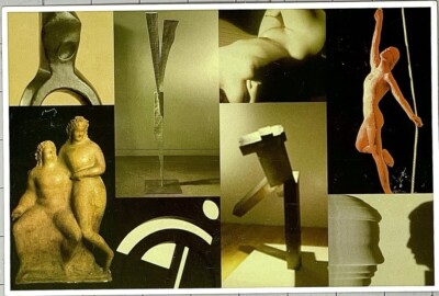 Sculpture: Figure In Motion - 2001 Art Announcement Card - Louise Bourgeois