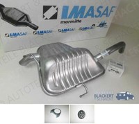 Imasaf ESD Auspuff Endtopf+Anbauteile für Lancia Lybra+Sw 1.6/1.8/2.0/1.9D/2.4D