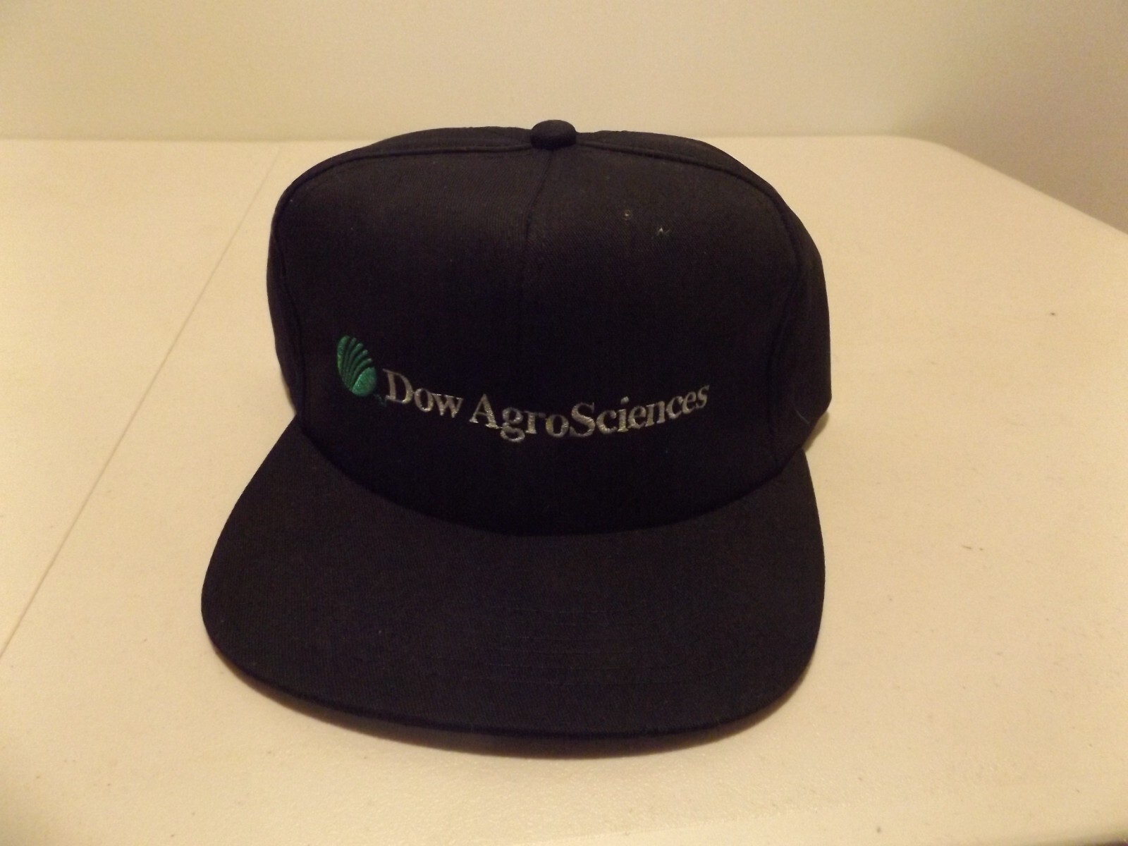 VINTAGE--Dow AgroSciences,   Black, Hat-Cap Adjustable Strap Back