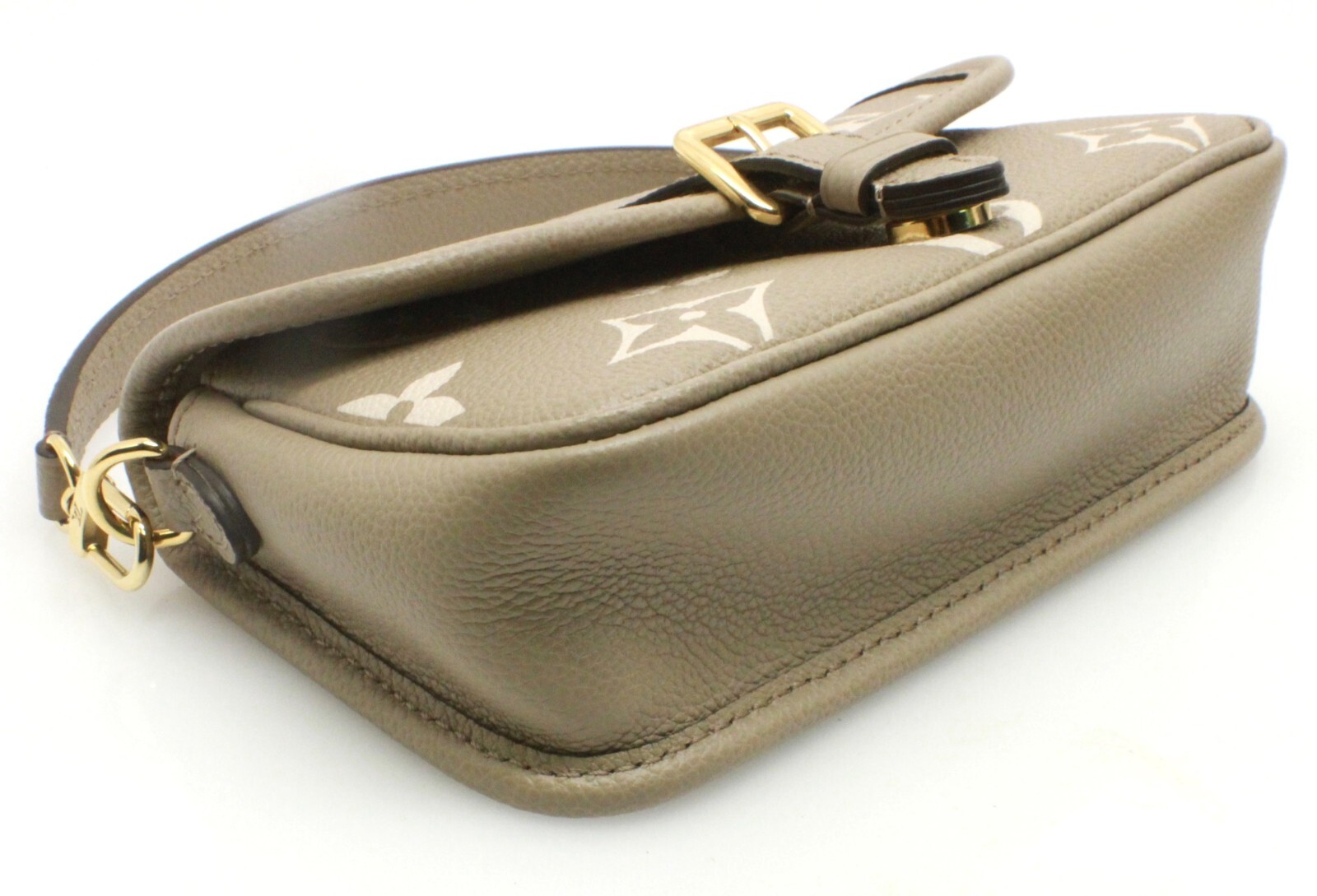 Louis Vuitton Nano Diane Bicolor Monogram Empreinte Leather Shoulder Bag Beige image 3