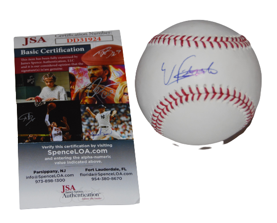 Wander Franco Autographed Signed Tampa Bay Rays () OML baseball JSA DD31924 