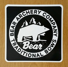 2 Bear Archery 3.75 Vinyl Decal Sticker Bow Arrow Hunting Free Usa Flag