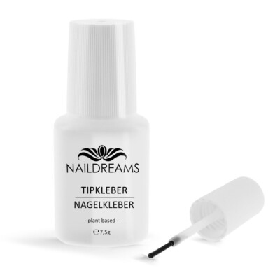TIP-GLUE - NAGELKLEBER MIT PINSEL 10 x 7,5 GR. FÜR NAGEL STUDIO NAGEL TIPS