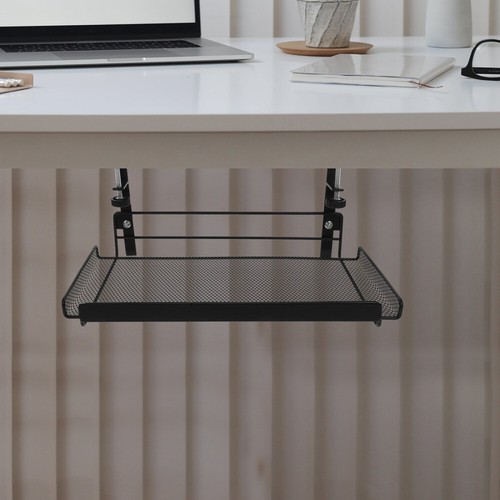 Under Table Storage Hanging Basket Office Desk Baskets for Organizing