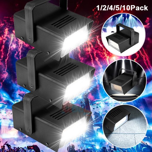 2-10X LED Strobe Light LED Christmas Stage Light Effect DJ Disco Bars Halloween - Picture 2 of 17
