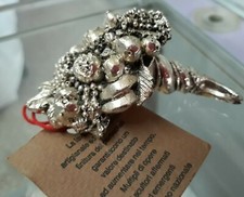 Cornucopia - in resina argentata 925 - made in Italy