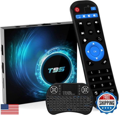 Android 10.0 TV Box T95 2GB RAM 16 ROM Allwinner H616 Quad-core Smart Android