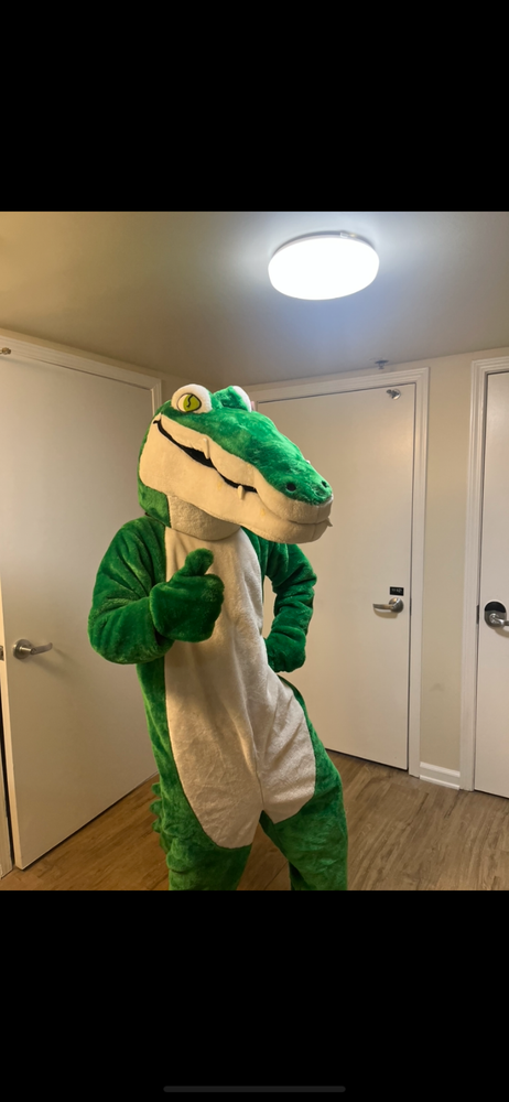 Lengteng Lizard Mascot Costume