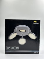Led Deckenlampe Deckenleuchte Flur Lampe Leuchte 15 Watt 1500 Lm Chrom