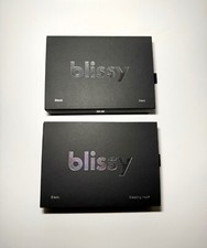 Blissy Silk KING Pillowcase and matching Sleep Mask black, New in Box