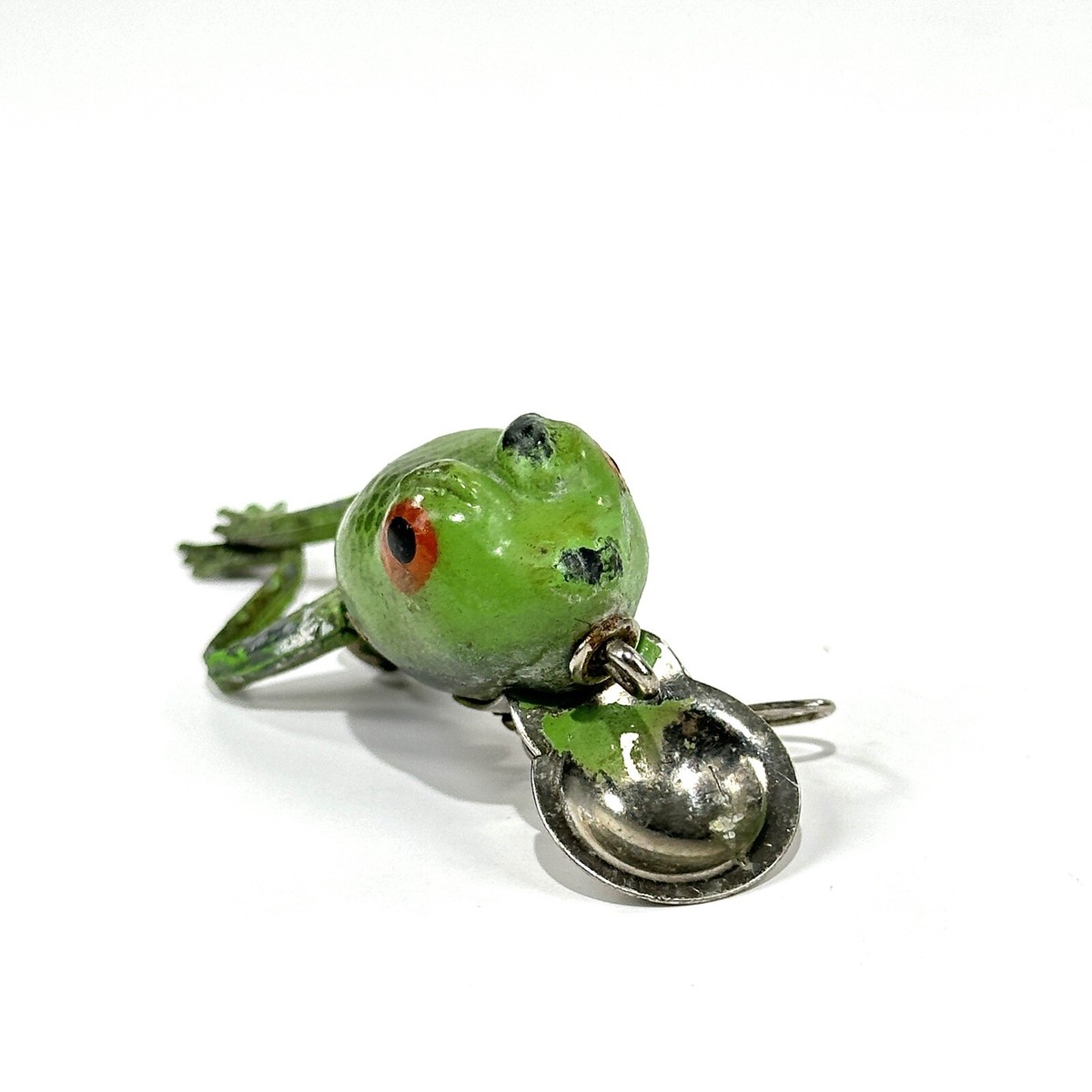 Jensen Froglegs Wiggler Vintage Green Frog Lure Rubber Legs Jensen Froglegs Wiggler Vintage Green Frog Lure Rubber Legs