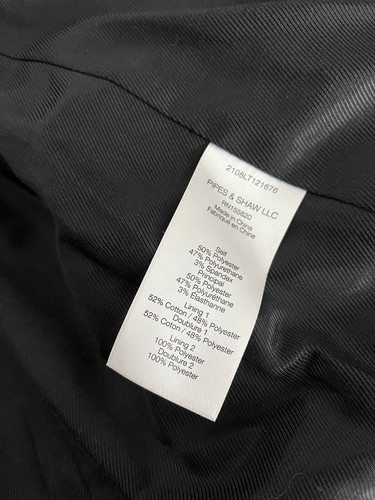 $890 Veronica Beard 6 Gail Dickey Miller Blazer Jacket Black Croc Faux Leather - Picture 5 of 11