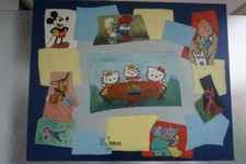 tableau peinture a l'huile pour chambre enfant