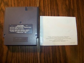 Nintendo NES Vintage Video Game  Top Gun 2nd 1985   ( Only Game & Manual )