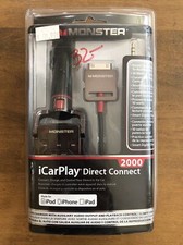 NEW MONSTER iCARPLAY DIRECT CONNECT 2000 CHARGE  CONTROL FOR iPOD  iPHONE