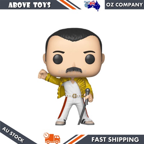 Funko Queen Freddie Mercury Wembley 1986 Pop! Vinyl Figure Collectible - Picture 1 of 1