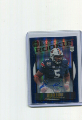 2020 Panini Legacy Rookies Premium Sapphire Blue Derrick Brown Rookie Auto 28/35