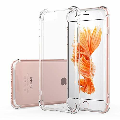 Hually Cover iPhone 8, Cover iPhone 7, Custodia Trasparente TPU [Ultra (V5h)