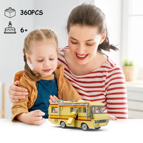 360PCS Breaking Bad RV Building Kit - Creative Camper Van Blocks, DIY Toy Set - 第 4/8 張圖片