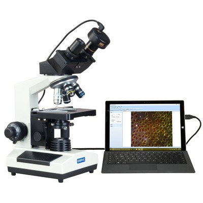 40X-1000X Binocular Compound Darkfield 9MP Digital  Live Blood Microscope