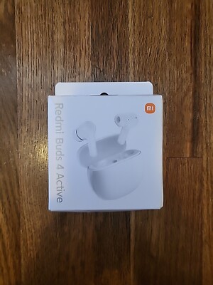 Xiaomi Redmi Buds 4 Active TWS Wireless Earbuds, Bluetooth 5.3 Low-Latency WHITE