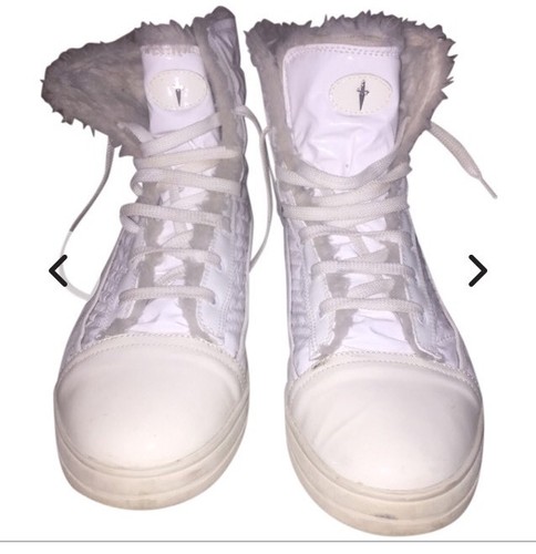 PACIOTTI 4US SNEAKERS BIANCHE PELLICCIA ECOLOGICA 39 | eBay