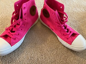 pink converse size 8