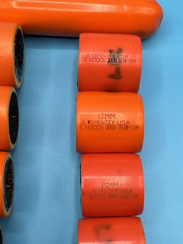 CEMENTEX USA SET CRICCHETTO ISOLATO 3/8 DRIVE 1000V SAE E METRICO SET 18 PEZZI - Foto 2 di 14