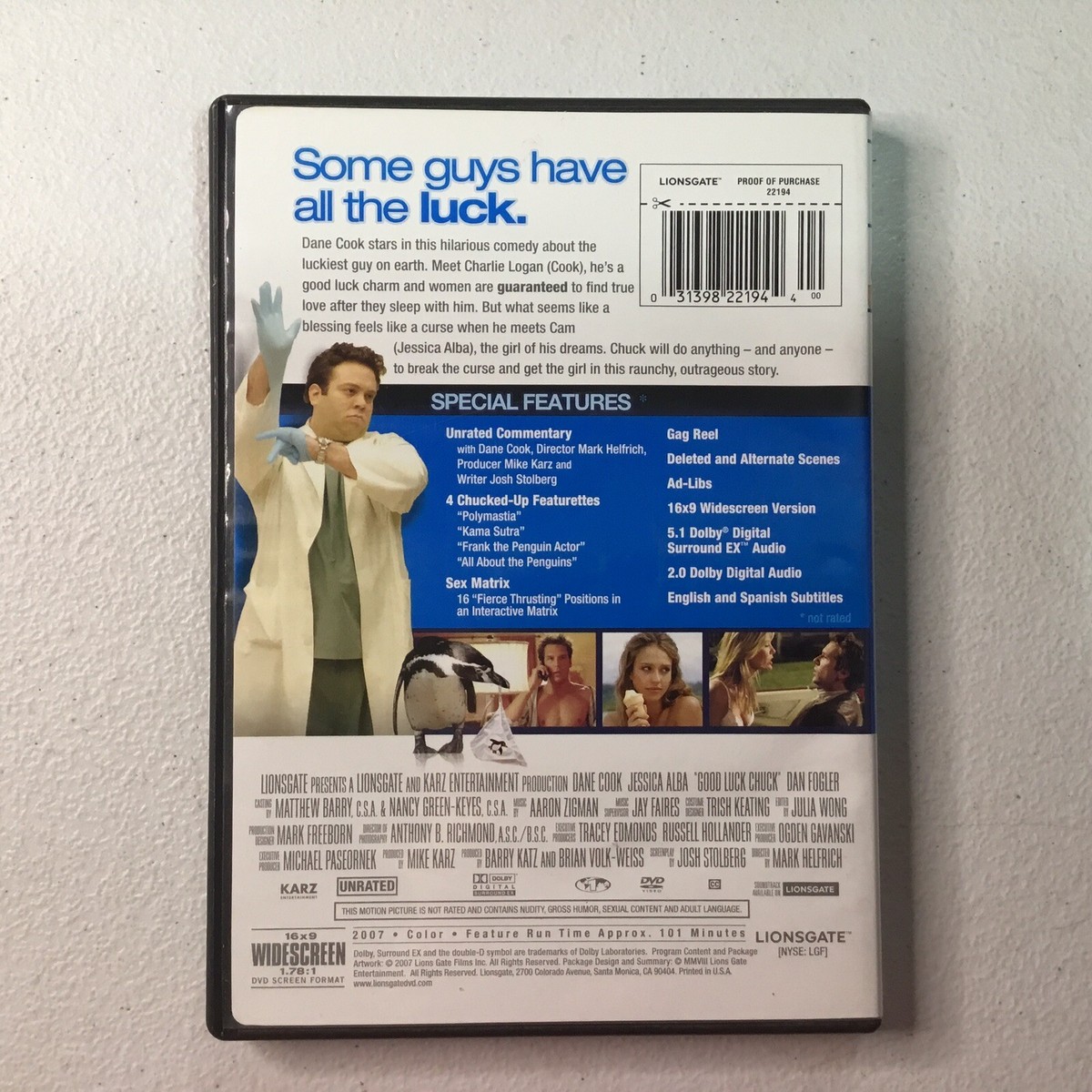 B*d様 GOOD LUCK!! DVD-BOX Good Luck Chuck Bonus DVD | eBay