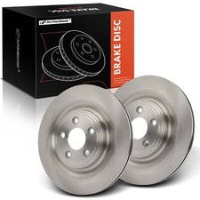 A-Premium 2Pcs Disc Brake Rotors Rear for Jaguar PcsJ 2010-2015 PcsF PcsK PcsJR