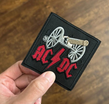AC DC Music Band Logo Patch Metal Rock Pop groupe iron on sew on embroidered