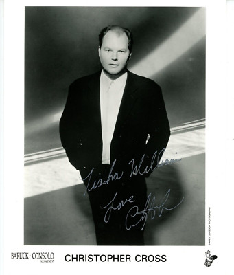Autographed 8x10 Photo Christopher Cross singer-songwriter and guitarist