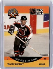 1990-91 Pro Set Hockey Card Wayne Gretzky A Los Angeles Kings #340