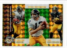 TERRY BRADSHAW  2020 Panini Mosaic Football FLEA FLICKER GREEN PRIZM Steelers