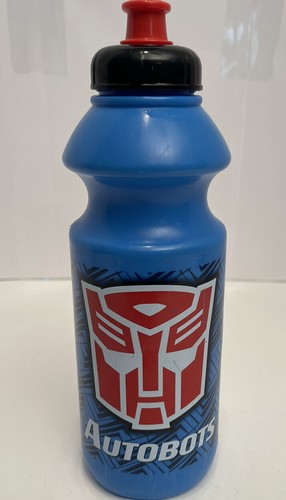 Blue Transformers Plastic Water Bottle Decepticons / Autobots - Picture 2 of 2