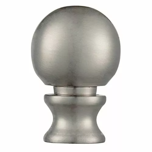 Brushed nickel lamp finial deals