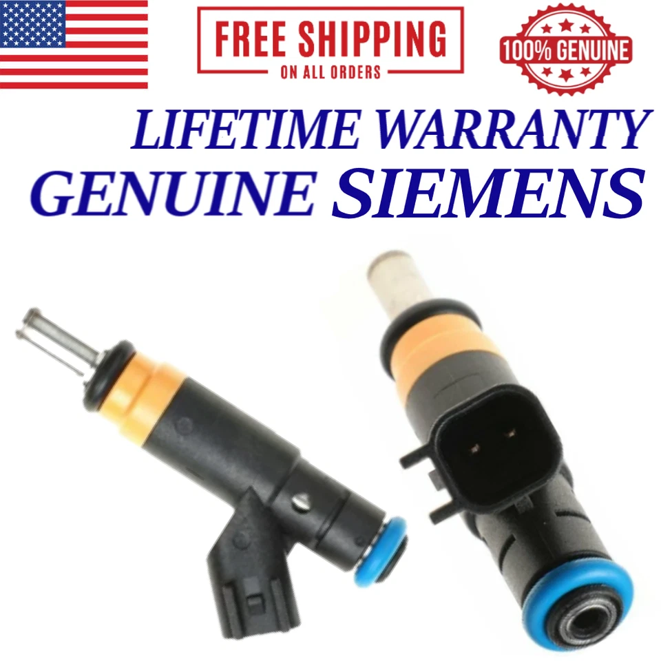 OEM SIEMENS New Set of 8 Fuel Injectors For 2013-2017 Ram 3500 5.7L V8 - Image 3 of 3