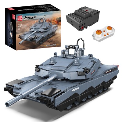 Mould King 20036 Panzer Tank Militär Technik Motor Klemmbausteine Spielzeug