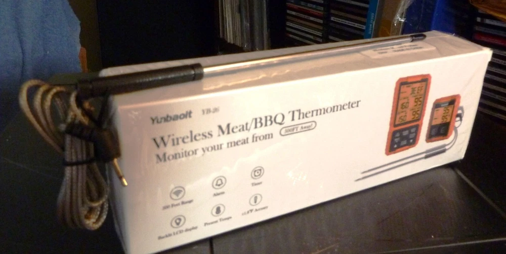 BBQ  Meat Thermometer Wireless and Ready for Summer Picnics