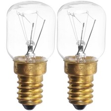 2PCS 25W E14 220-230v Oven Light Bulb Refrigerator Fridge Light Bulb Retro Tu...